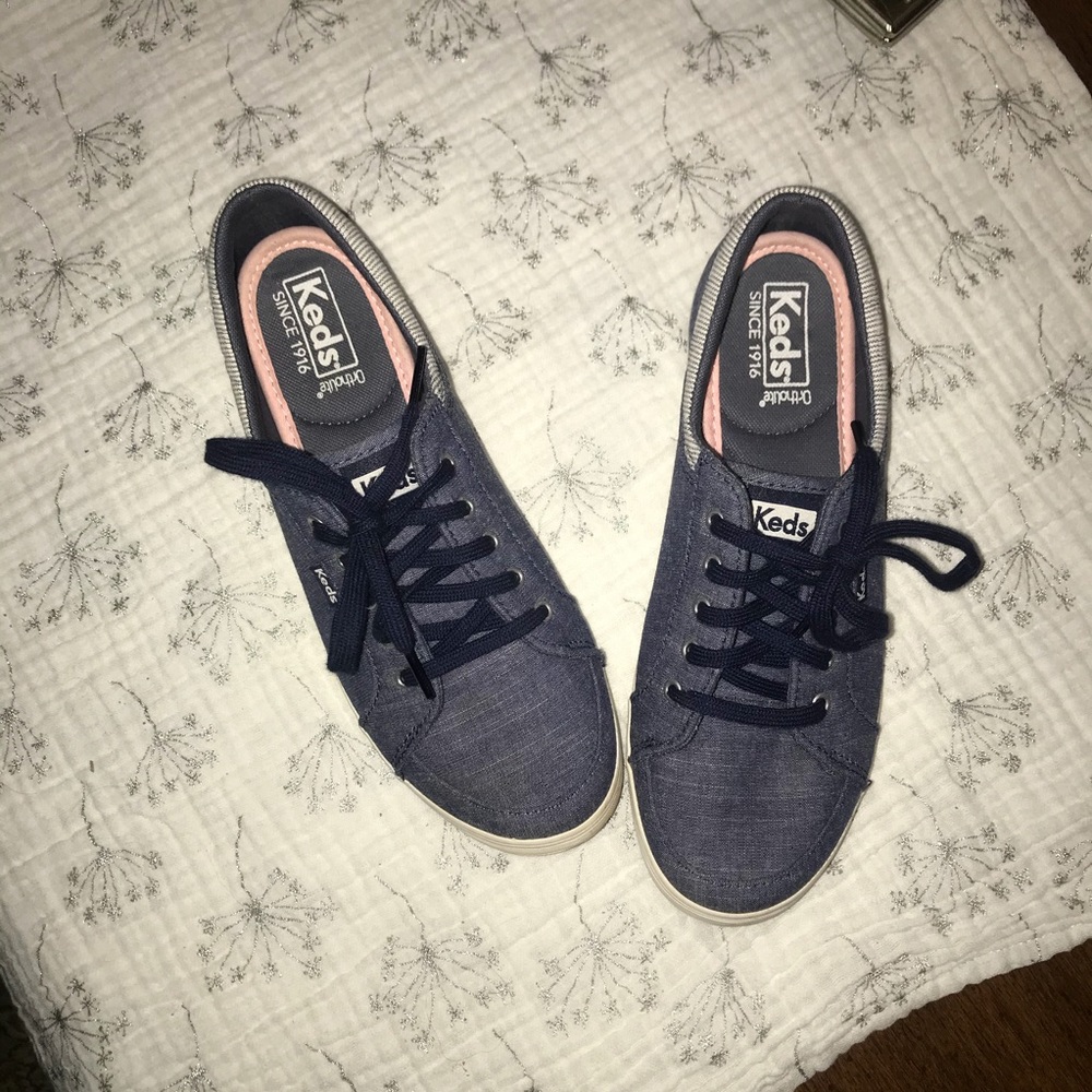 Keds Denim Sneakers.  Blue  Size 7